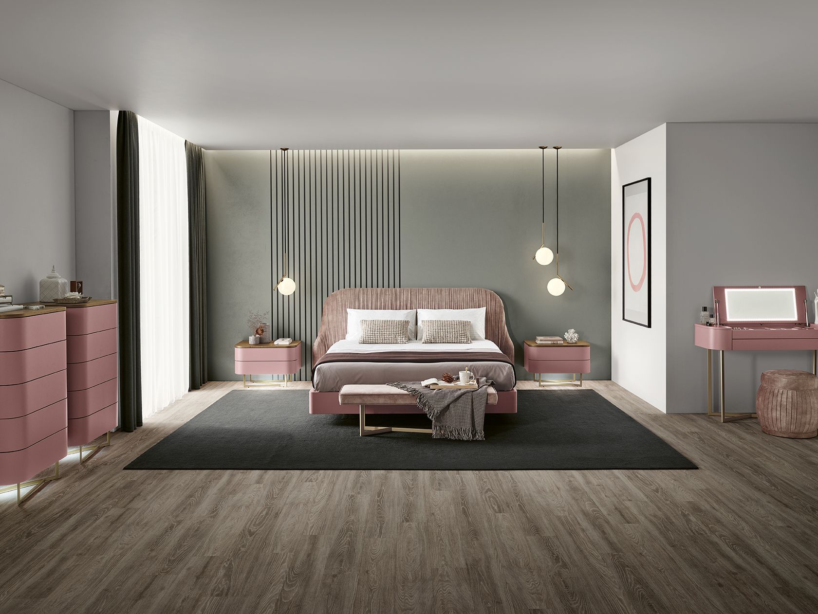 Quarto de casal moderno